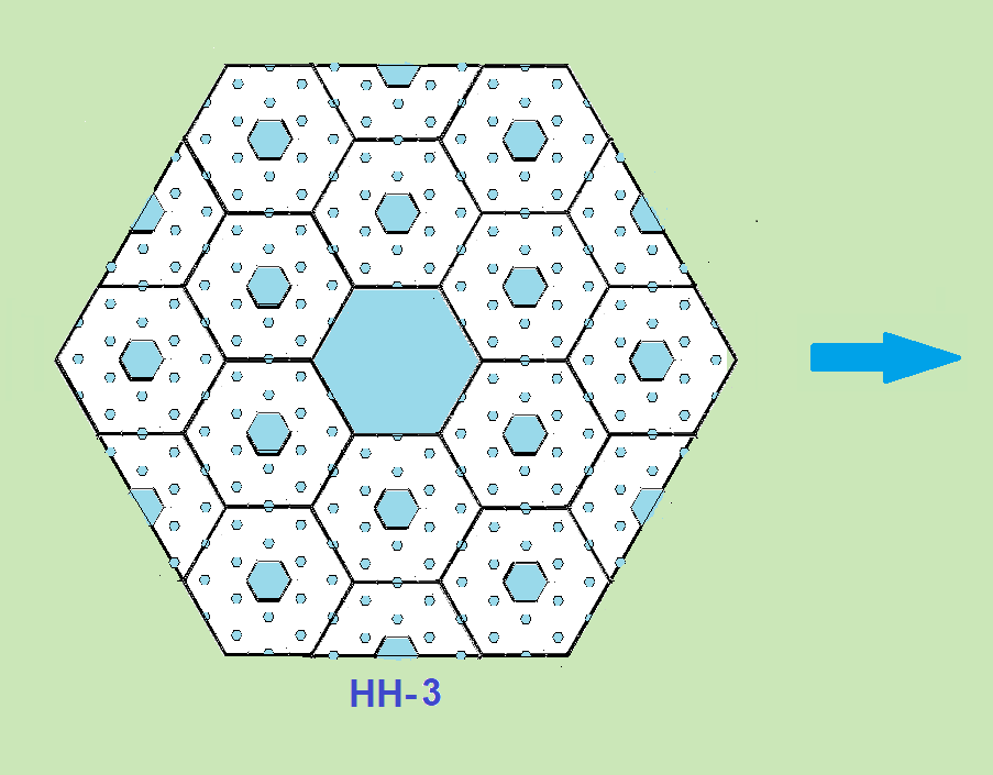 Picture of hexagons