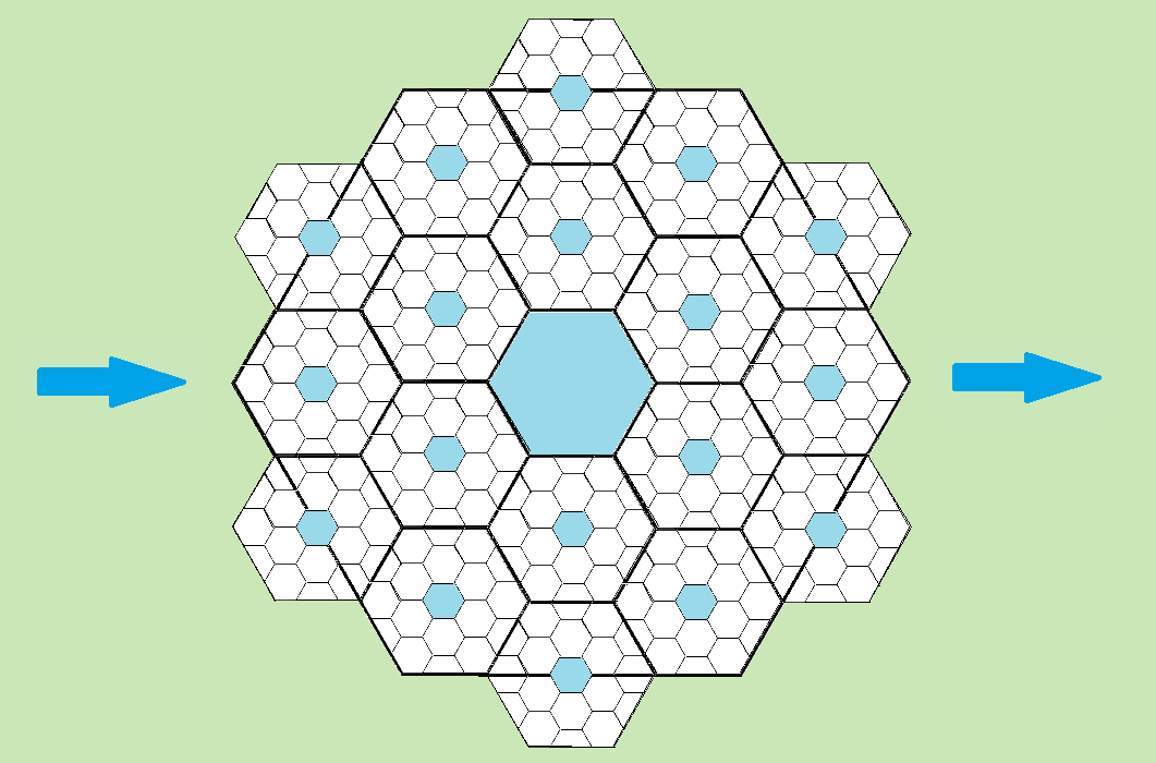 Picture of hexagons